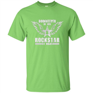 The Official Bookkeeper By Day T-Shirt Rockstar By Night T-Shirt