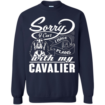 I Have Plans With My Cavalier T-shirt Navy