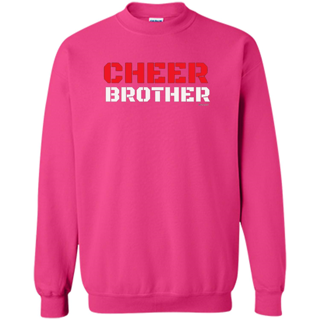 Cheer Brother T-Shirt for Brothers of Cheerleaders Heliconia