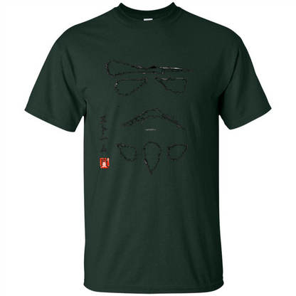 Movie T-shirt Droid Minimalistic Painting Forest Green