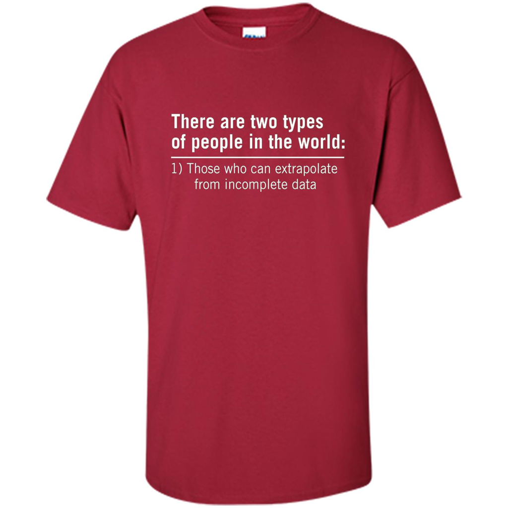 Funny T-shirt There Are Tow Types Of Pepple In The World Cardinal