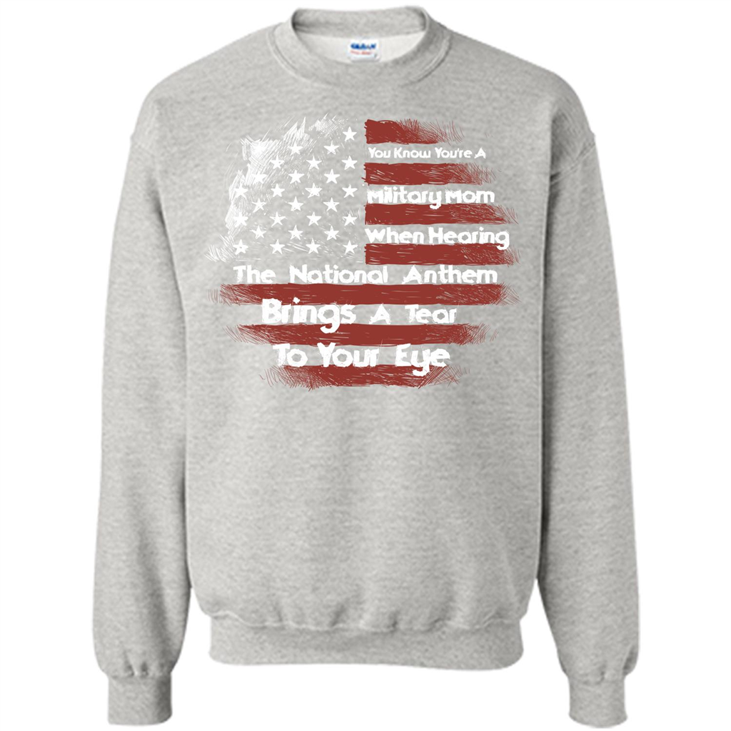 Military Mom. You Know You're A Military Mom When T-shirt Ash