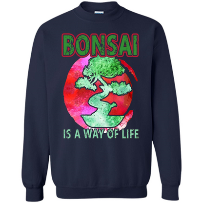 Bonsai T-shirts - Love Bonsai Of Life T-shirt Navy