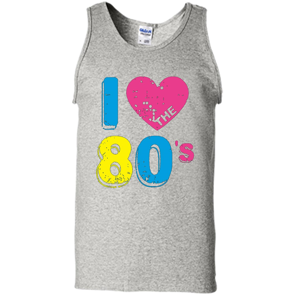 Vintage T-shirt I Love the 80's T-shirt Ash