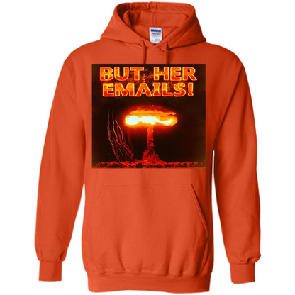 Funny American T-shirt But Her Emails Orange