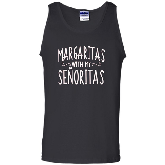 Margaritas With My Senoritas T-shirt Black