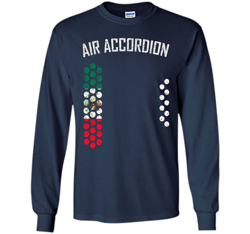 Air Accordion T-shirt The Flag Of Mexico T-shirt Navy