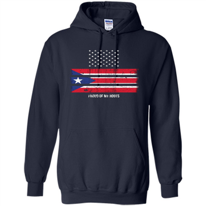 Puerto Rico USA Flag Pride T-Shirt Navy