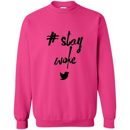 Black Lives Matter T-Shirt Stay Woke Heliconia