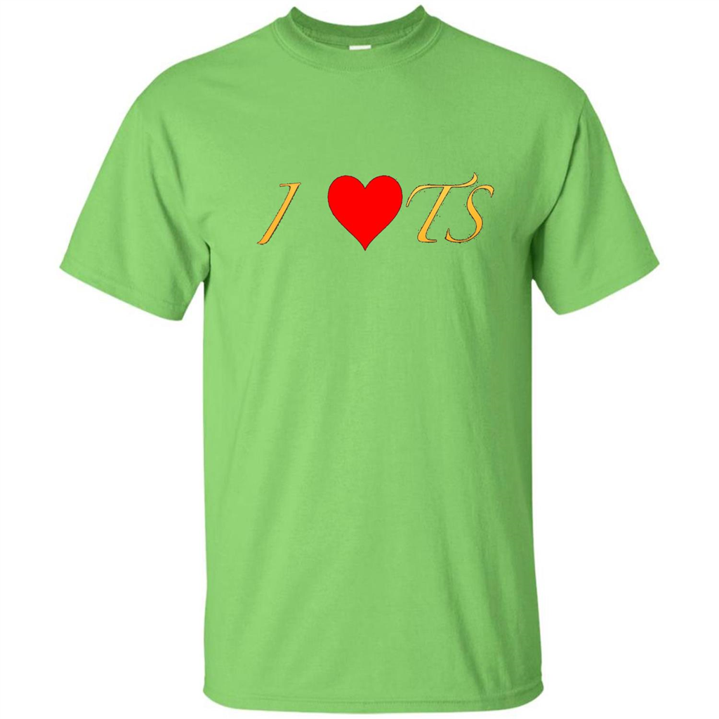 I Heart TS T-Shirt I Love TS Lime