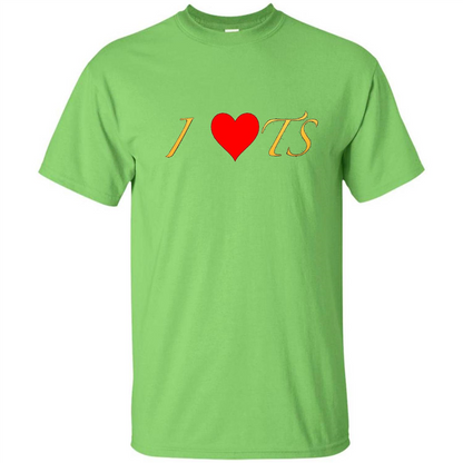 I Heart TS T-Shirt I Love TS Lime