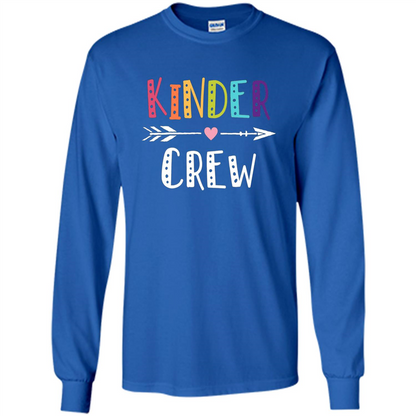 Kinder Crew Kindergarten Teacher T-Shirt School Day T-shirt Royal