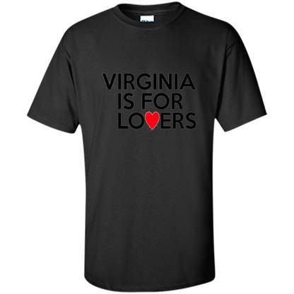 Virginia Is For The Lovers T-shirt Black