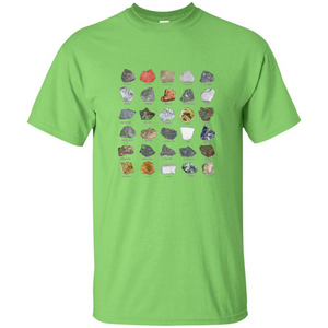 Ores and Minerals Gems and Crystals Rock Collecting T-shirt