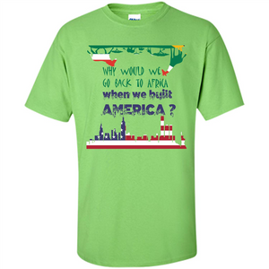 Africa - America T-shirt Build America