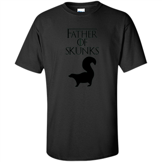 Father of Skunks T-shirt Black