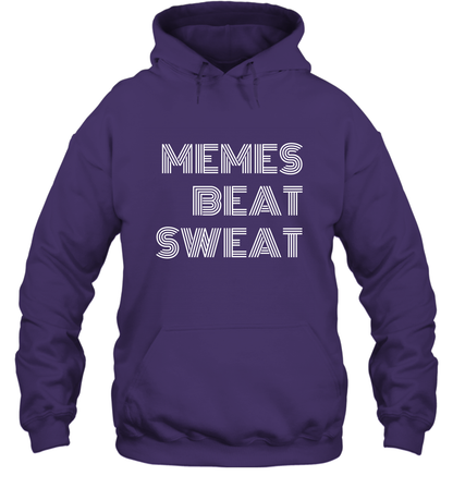 Memes Beat Sweat Shirt Hoodie Hoodie Purple