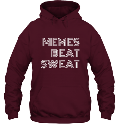 Memes Beat Sweat Shirt Hoodie Hoodie Maroon