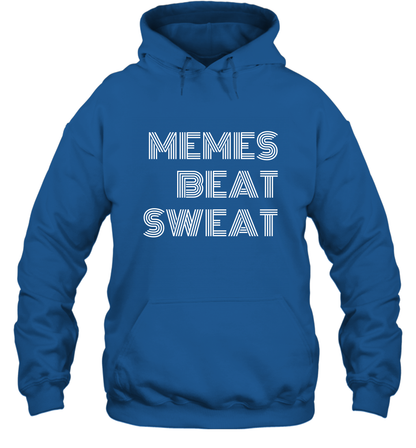 Memes Beat Sweat Shirt Hoodie Hoodie Royal
