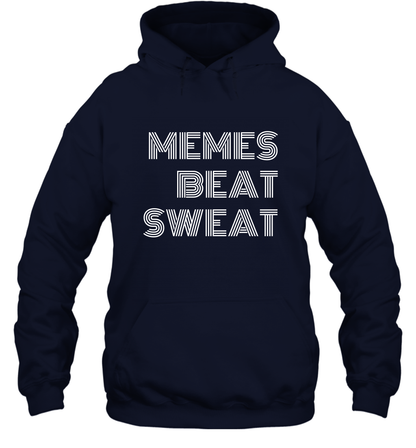 Memes Beat Sweat Shirt Hoodie Hoodie Navy