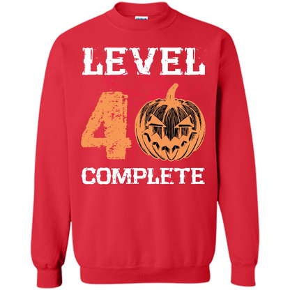 Halloween T-shirt Level 40 Complete Red