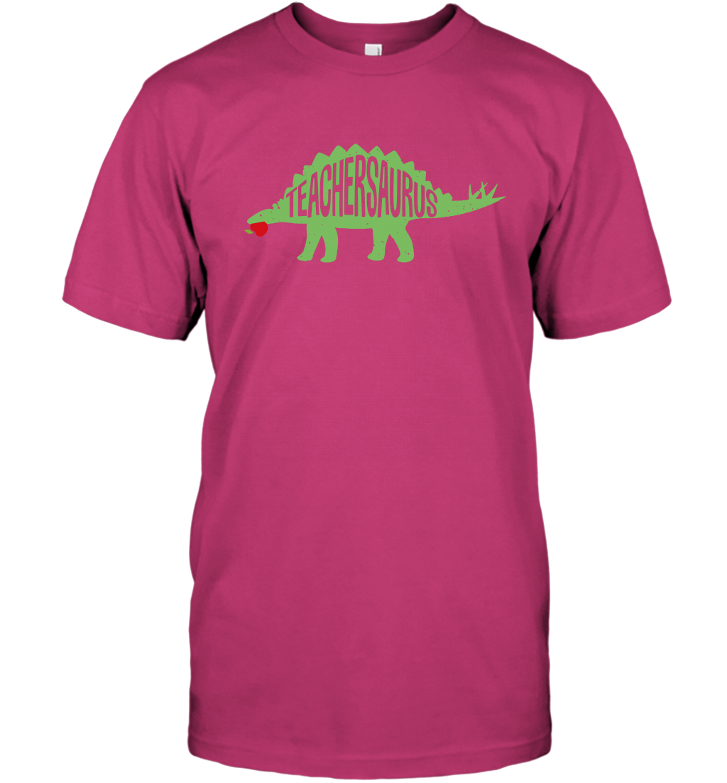 Teachersaurus Teacher Saurus Shirt T-Shirt T-Shirt Heliconia