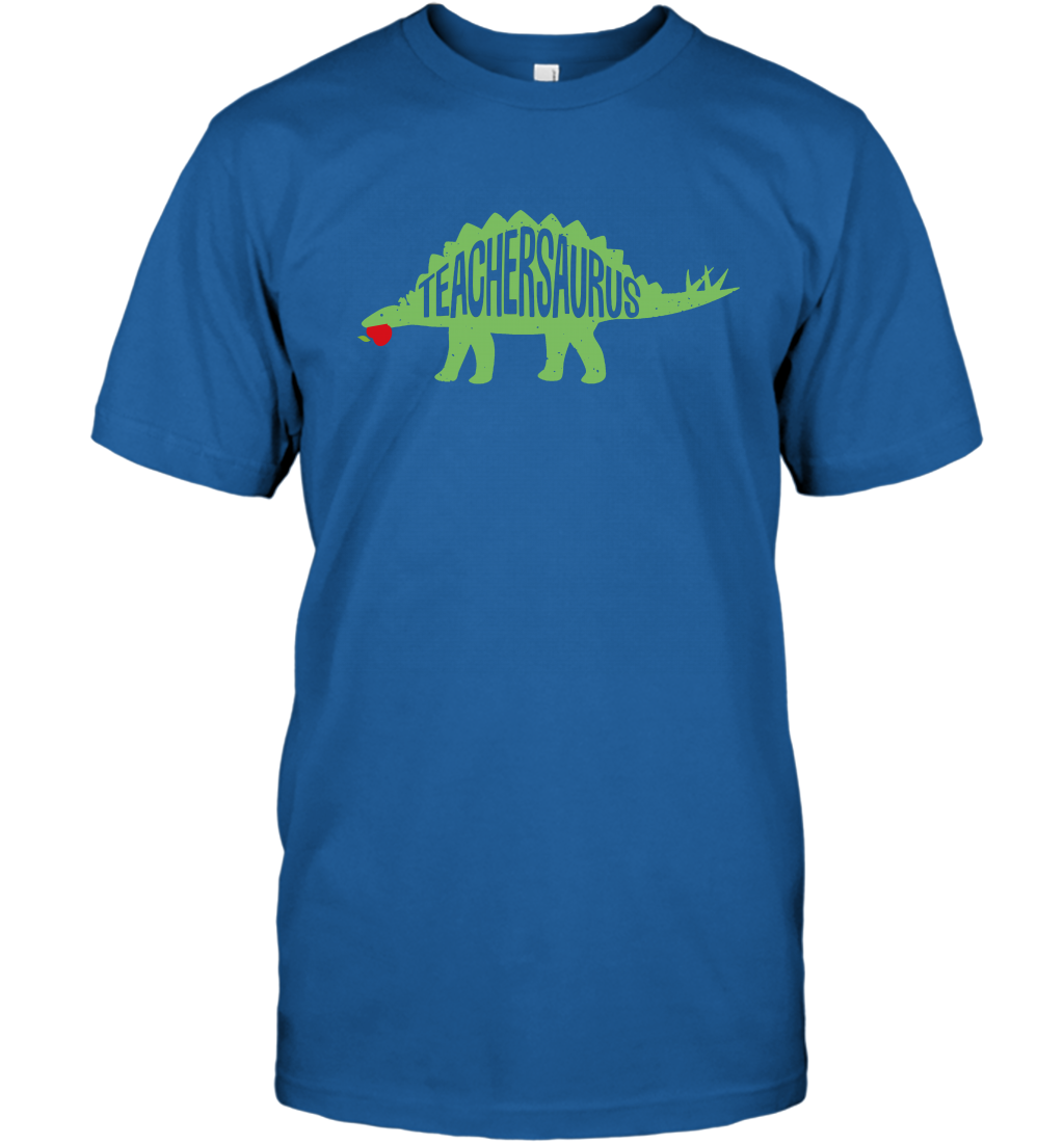 Teachersaurus Teacher Saurus Shirt T-Shirt T-Shirt Royal
