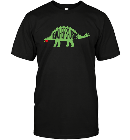 Teachersaurus Teacher Saurus Shirt T-Shirt T-Shirt Black
