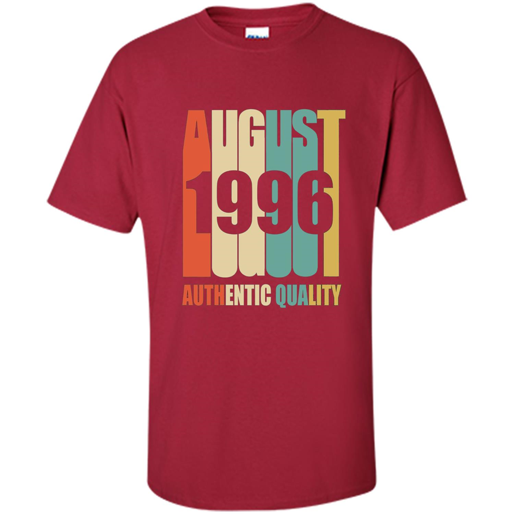 August 1996 Authentic Quality T-shirt Cardinal