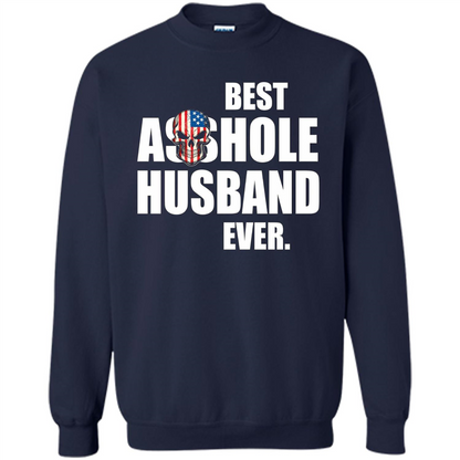 Best Asshole Husband Ever T-shirt Navy