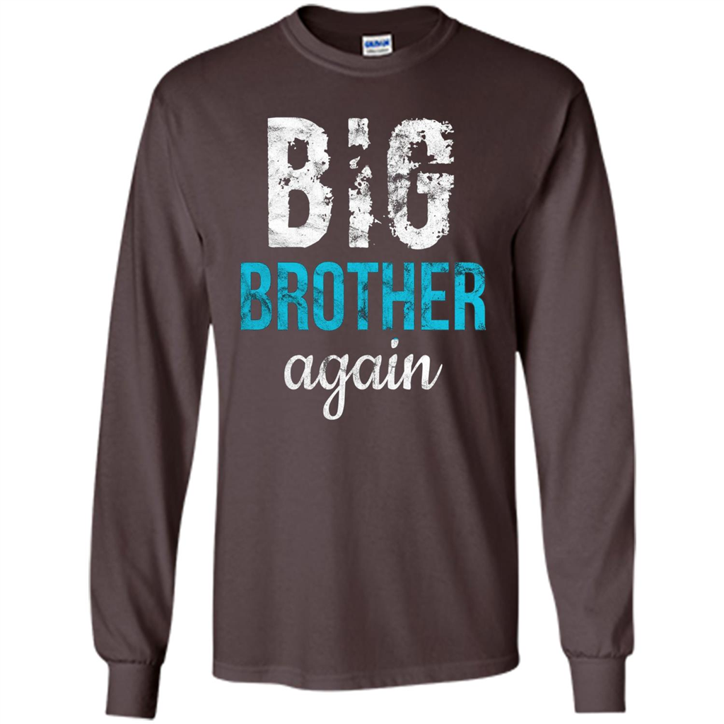 Big Brother Again Distressed T-shirt Dark Chocolate