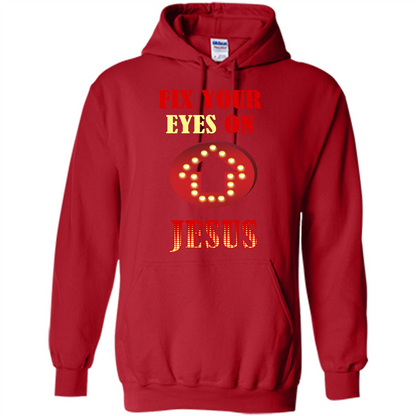 Christian T-shirt Fix Your Eyes On Jesus T-shirt Red
