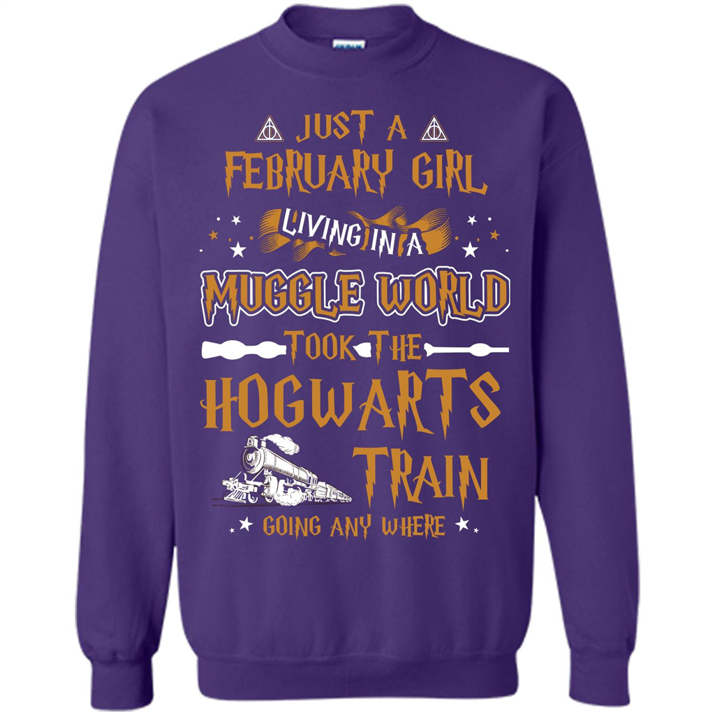 Harry Potter T-shirt Just A February Girl Living In A Muggle World