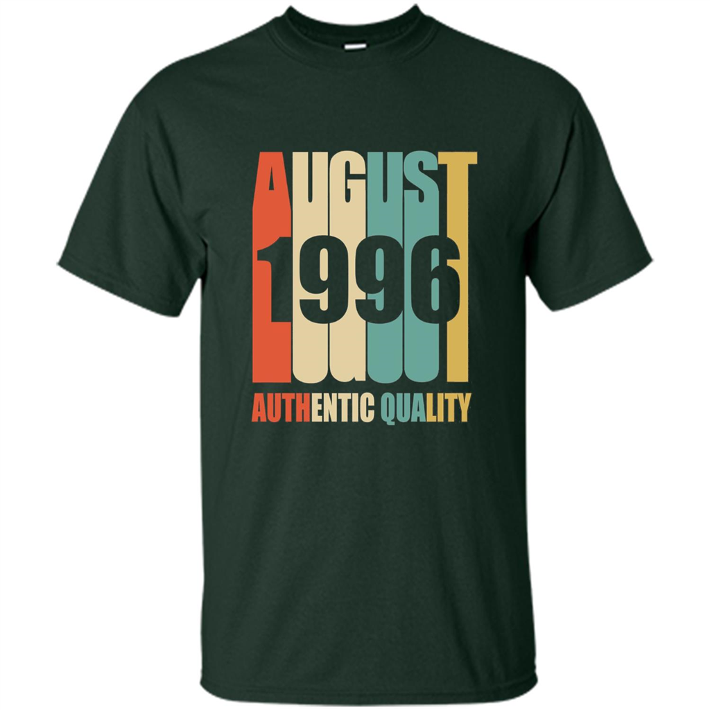 August 1996 Authentic Quality T-shirt Forest Green