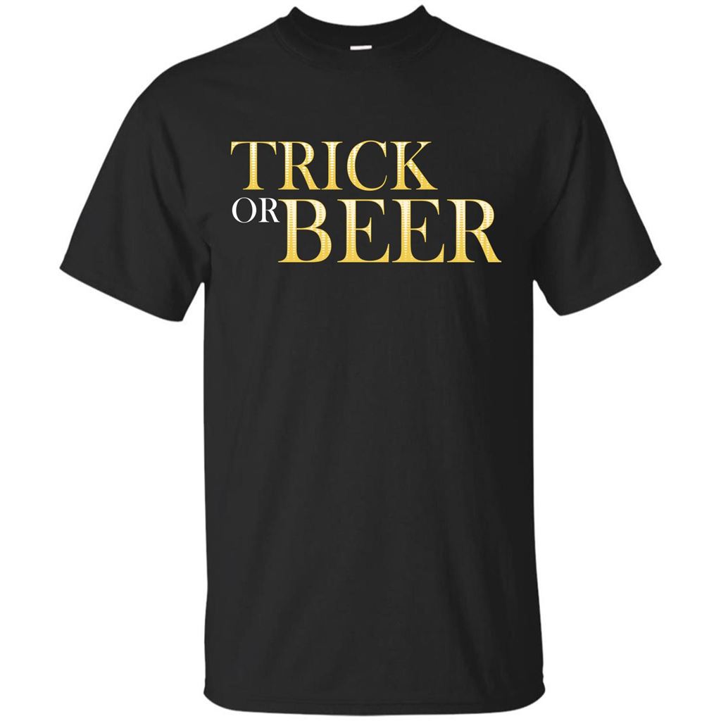 Beer T-shirt Trick Or Beer T-shirt Black