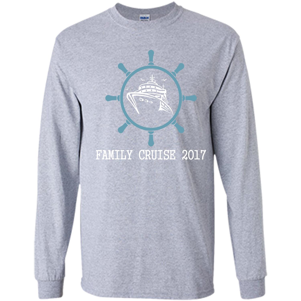 Family T-shirt Family Cruise 2017 Sport Grey