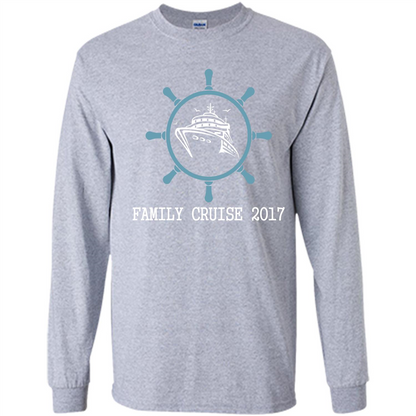 Family T-shirt Family Cruise 2017 Sport Grey