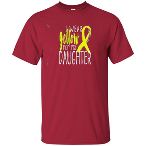 I Wear Yellow Ribbon For My Daughter T-shirt