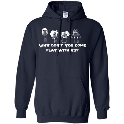 Halloween Creepy Dolls T-Shirt Dolls Navy