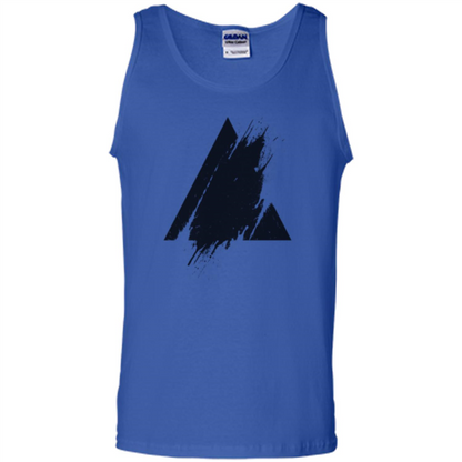 Place Splashed Triangle T-shirt Royal