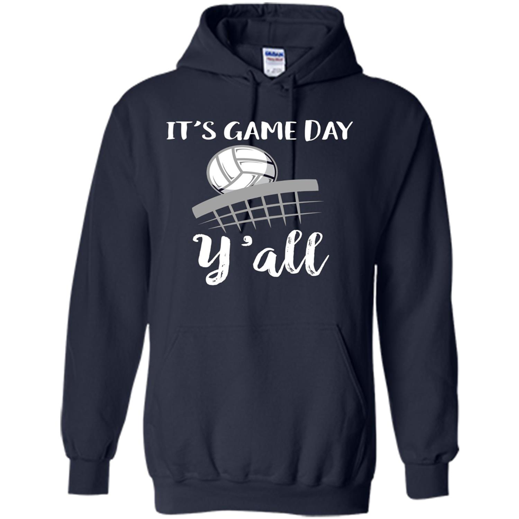 Volleyball Lovers T-shirt It's Game Day Y'all Tshirt Navy