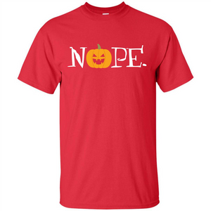 Halloween T-shirt Nope T-shirt