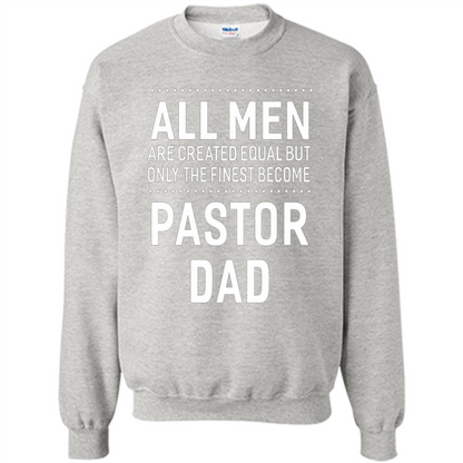 Men's Pastor Dad T-shirt Funny Sayings Men Christian T-shirt