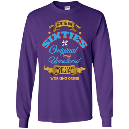 Built in 60s Original and Unrestored Most Parts Still In Working Order T-shirt Purple