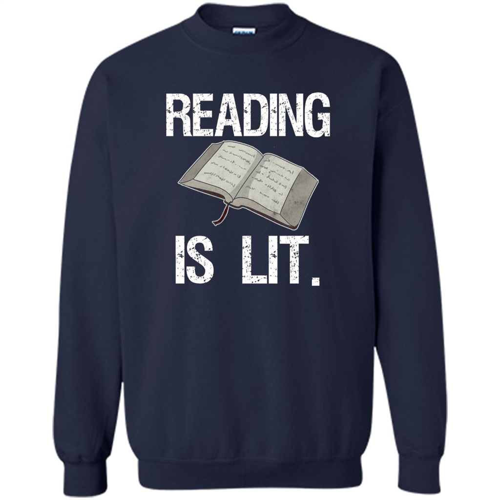 Book Reader T-shirt Reading is Lit T-shirt