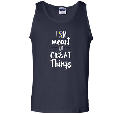 Premium Down Syndrome - I Am Meant For Great Things T-Shirt t-shirt Navy