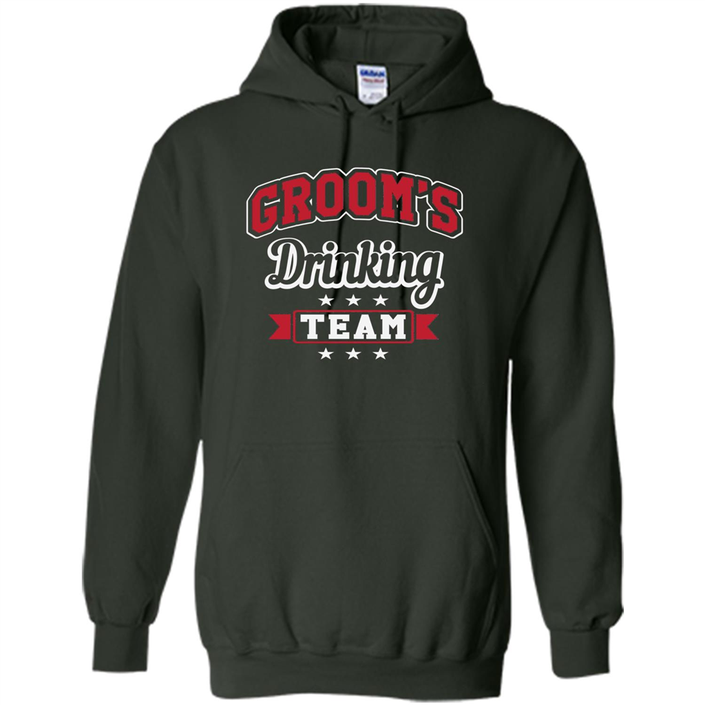 Funny Groom's Drinking Team T-shirt Bachelor Party