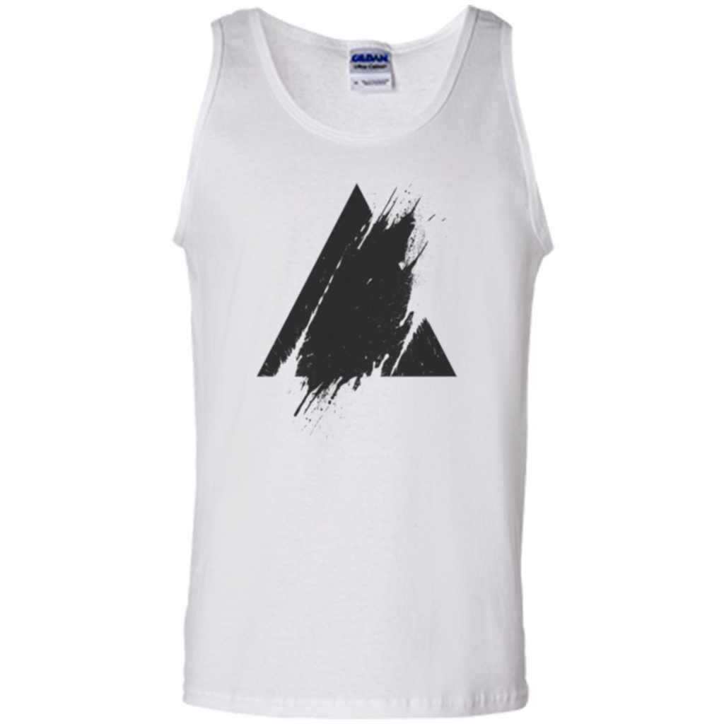 Place Splashed Triangle T-shirt White