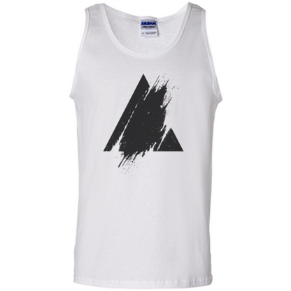Place Splashed Triangle T-shirt White