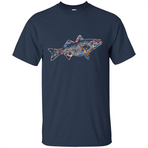 Striped Bass T-shirts - Love Striped Bass Colorful T shirts